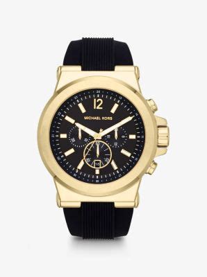 michael kors dylan men's watch|oversized dylan gold tone watch.